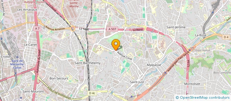 localisation de l'entreprise SCI ETHAZN à MARSEILLE