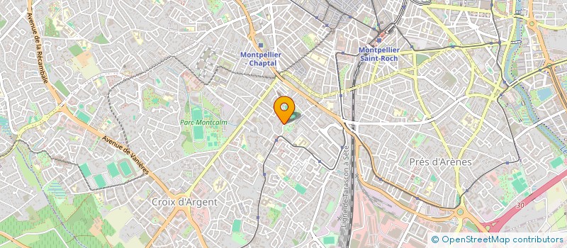 localisation de l'entreprise SCI ETHEL à MONTPELLIER