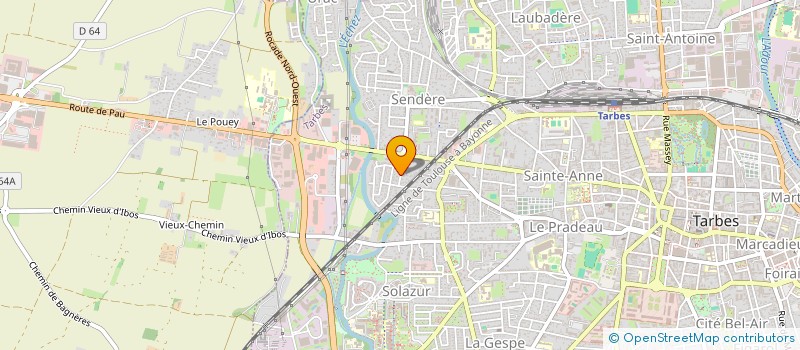 localisation de l'entreprise SCI ETHEL ET MUSIC  TARBES