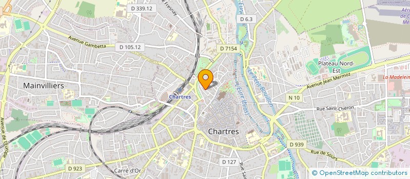 localisation de l'entreprise SCI ETHIQUE ET ART à CHARTRES