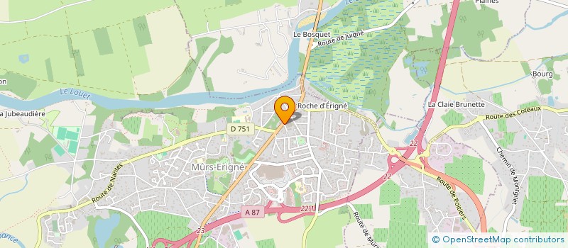 localisation de l'entreprise SCI ETHMANE  MURS-ERIGNE