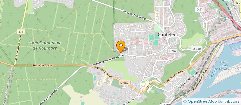 localisation de l'entreprise SCI ETHNO  CANTELEU