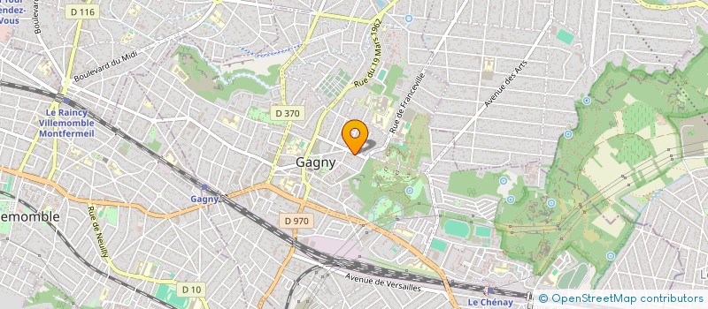localisation de l'entreprise SCI ETI à GAGNY
