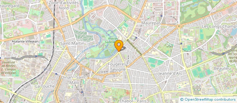 localisation de l'entreprise SCI ETIENNE à RENNES