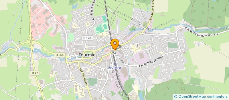 localisation de l'entreprise SCI ETIENNE  FOURMIES