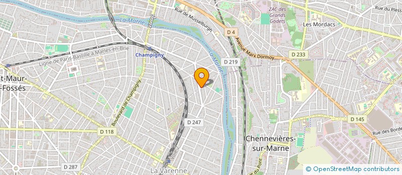 localisation de l'entreprise SCI ETIENNE à SAINT-MAUR-DES-FOSSES