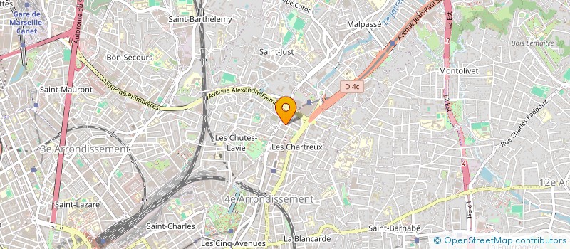 localisation de l'entreprise SCI ETIENNE à MARSEILLE