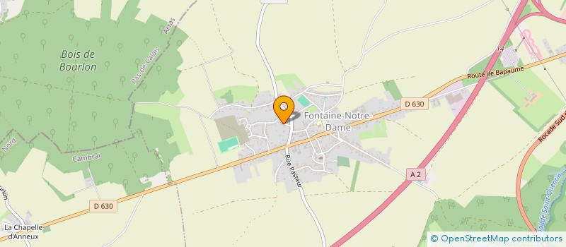 localisation de l'entreprise SCI ETIENNE à FONTAINE-NOTRE-DAME