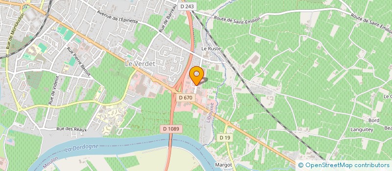 localisation de l'entreprise SCI ETIENNE à LIBOURNE