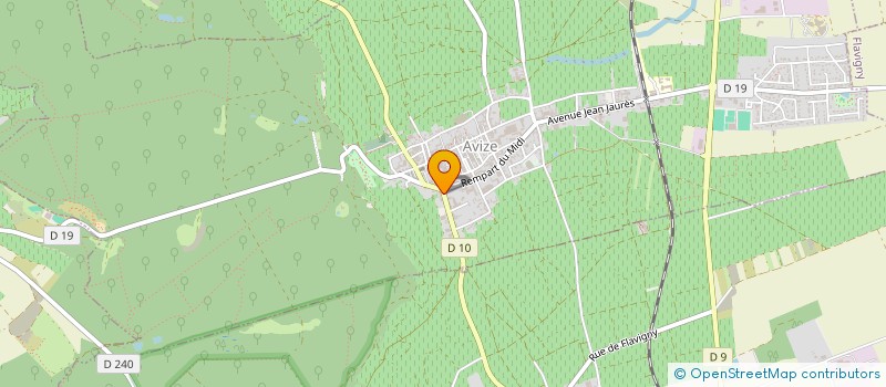 localisation de l'entreprise SCI ETIENNE  AVIZE