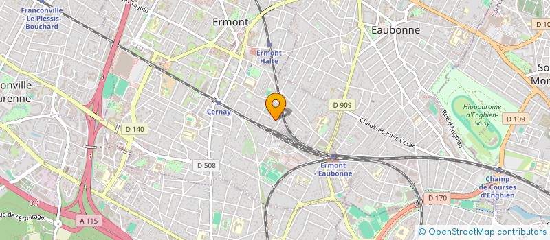 localisation de l'entreprise SCI ETIENNE à ERMONT