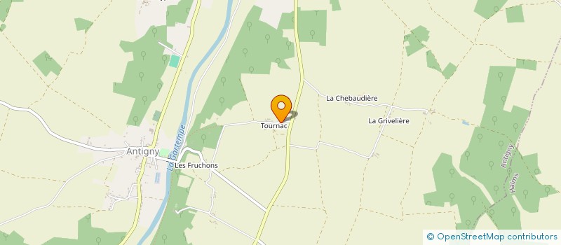 localisation de l'entreprise SCI ETIENNE DE VIGNOLLES  ANTIGNY