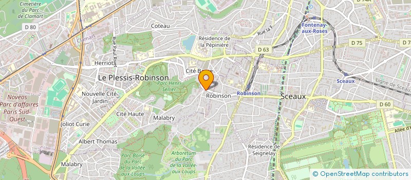 localisation de l'entreprise SCI ETIENNE DESFORGES à LE PLESSIS-ROBINSON