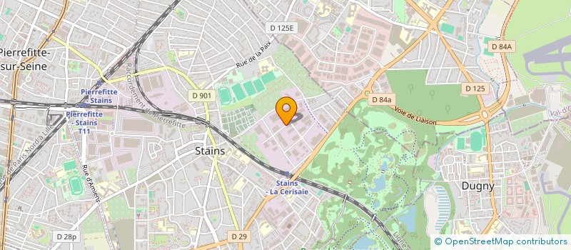 localisation de l'entreprise SCI ETIENNE DOLET  STAINS