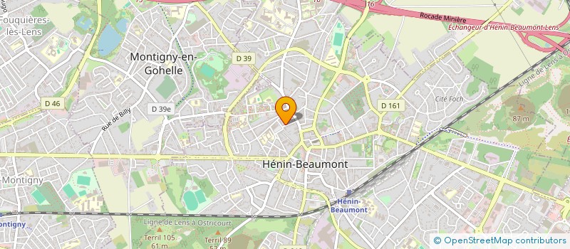 localisation de l'entreprise SCI ETIENNE DOLET à HENIN-BEAUMONT