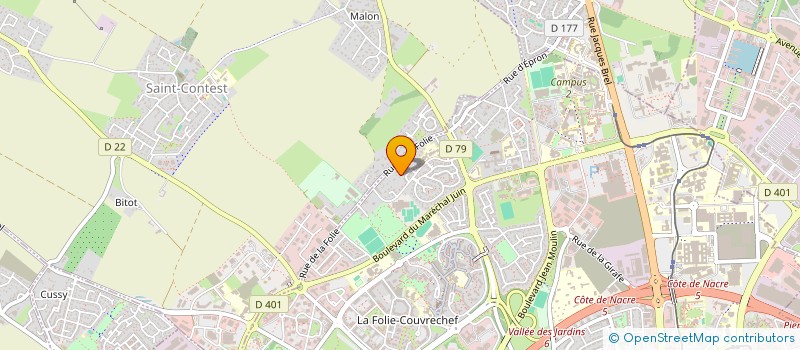 localisation de l'entreprise SCI ETIENNE ET CHRISTINA à CAEN