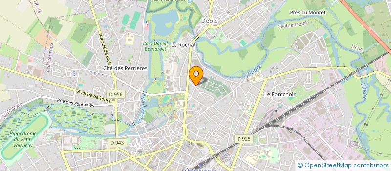 localisation de l'entreprise SCI ETIENNE ET PASCALE à CHATEAUROUX