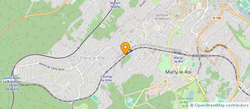 localisation de l'entreprise SCI ETIENNE FRERES  MARLY-LE-ROI