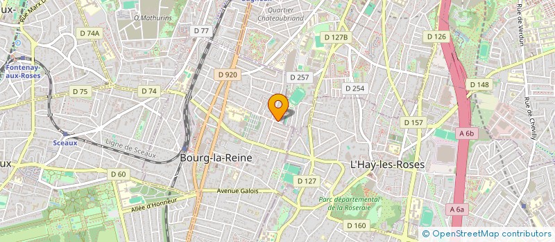 localisation de l'entreprise SCI ETIENNE MARCEL à BOURG-LA-REINE