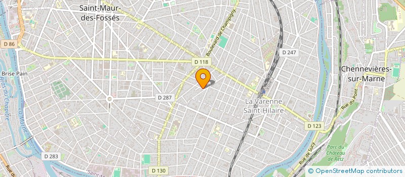 localisation de l'entreprise SCI ETIENNE PAUL à SAINT-MAUR-DES-FOSSES