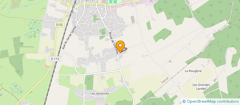 localisation de l'entreprise SCI ETIEVE & CONSORTS à TIERCE