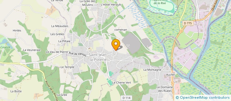 localisation de l'entreprise SCI ETIMAR  SAINT-JEAN-LA-POTERIE