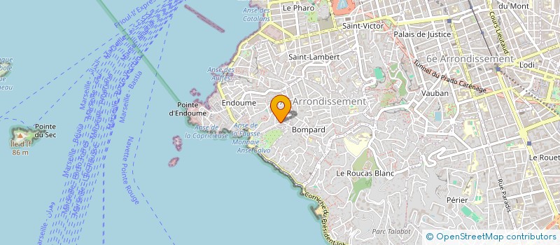 localisation de l'entreprise SCI ETIMMO à MARSEILLE