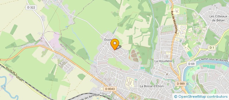 localisation de l'entreprise SCI ETION à CHARLEVILLE-MEZIERES