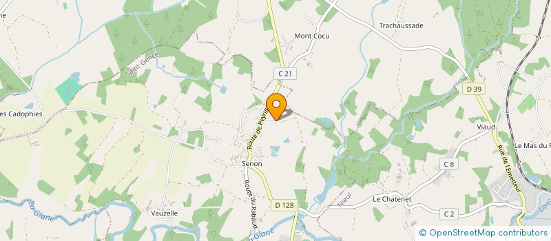 localisation de l'entreprise SCI ETISA  SAINT-GENCE