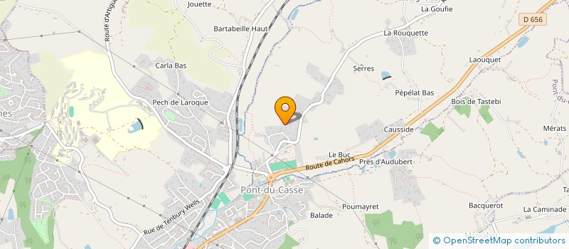 localisation de l'entreprise SCI ETISARANE  BAJAMONT