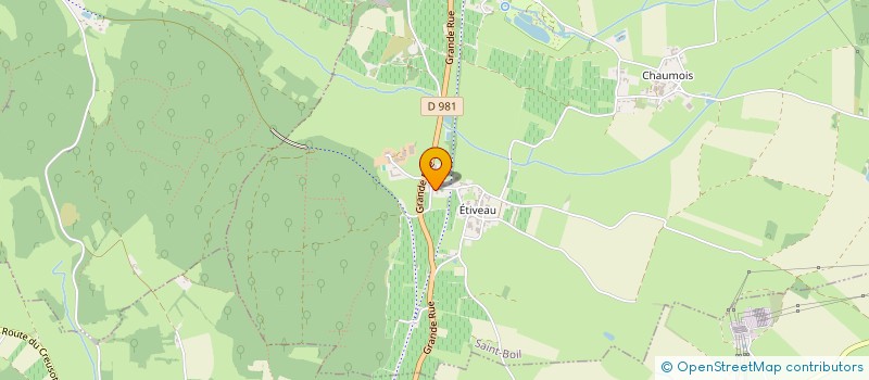 localisation de l'entreprise SCI ETIVEAU DE VILLENEUVE  SAINT-BOIL