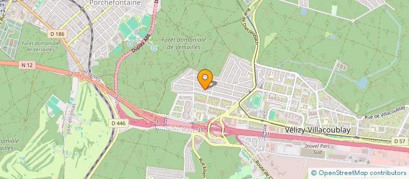 localisation de l'entreprise SCI ETLICHEV  VELIZY-VILLACOUBLAY