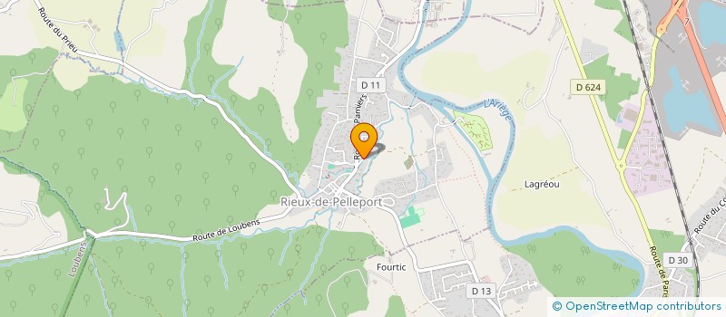 localisation de l'entreprise SCI ETLO à RIEUX-DE-PELLEPORT