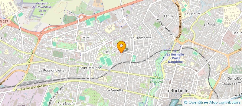 localisation de l'entreprise SCI ETM  LA ROCHELLE