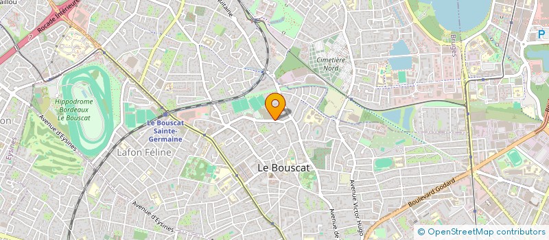 localisation de l'entreprise SCI ETMEN  LE BOUSCAT