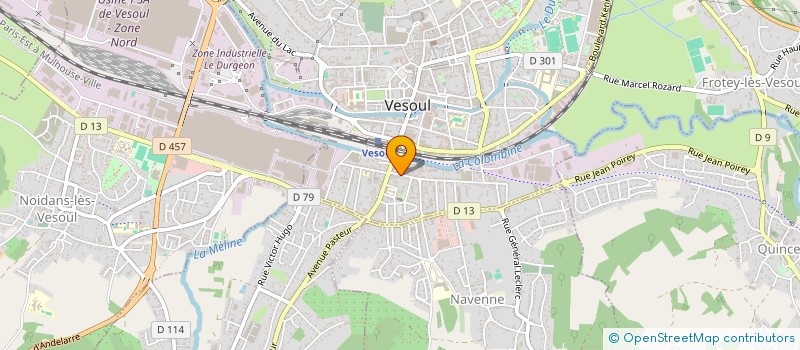 localisation de l'entreprise SCI ETNA à VESOUL