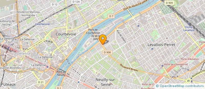 localisation de l'entreprise SCI ETNO à NEUILLY-SUR-SEINE