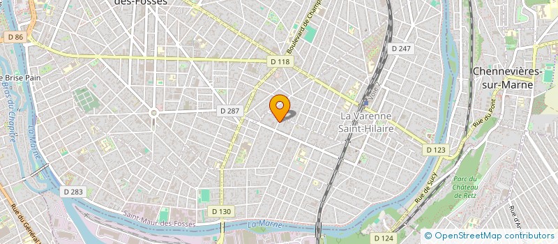 localisation de l'entreprise SCI ETOC à SAINT-MAUR-DES-FOSSES