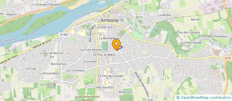 localisation de l'entreprise SCI ETOFE  AMBOISE