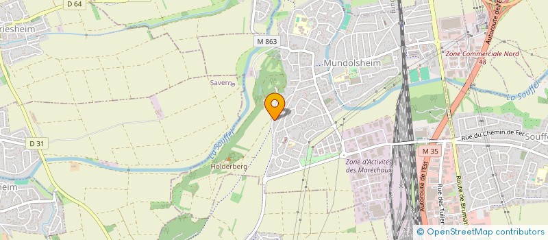 localisation de l'entreprise SCI ETOILE  MUNDOLSHEIM