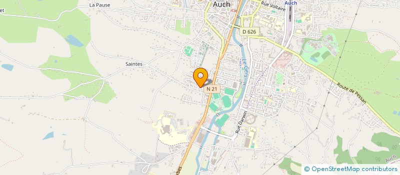 localisation de l'entreprise SCI ETOILE  AUCH