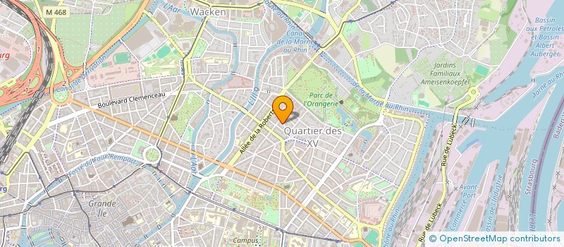 localisation de l'entreprise SCI ETOILE  STRASBOURG