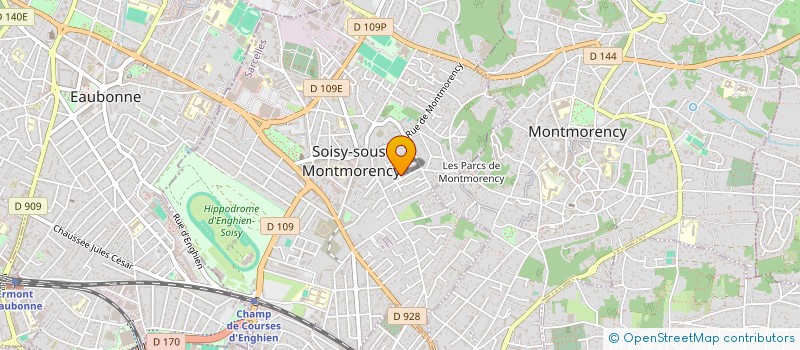 localisation de l'entreprise SCI ETOILE  SOISY-SOUS-MONTMORENCY