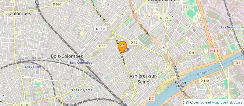 localisation de l'entreprise SCI ETOILE à ASNIERES-SUR-SEINE