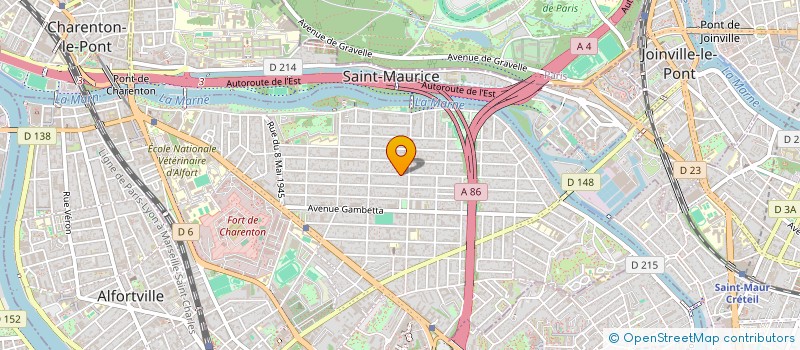 localisation de l'entreprise SCI ETOILE à MAISONS-ALFORT