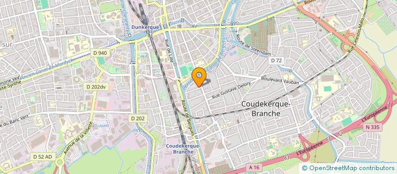 localisation de l'entreprise SCI ETOILE  COUDEKERQUE-BRANCHE