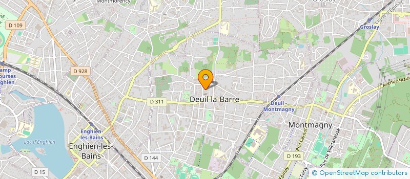 localisation de l'entreprise SCI ETOILE  DEUIL-LA-BARRE