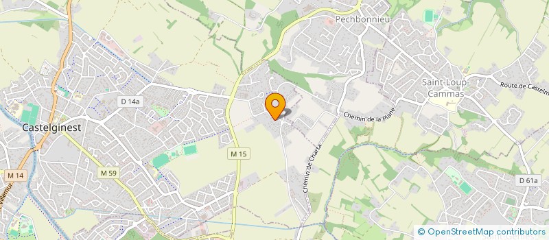 localisation de l'entreprise SCI ETOILE  CASTELGINEST