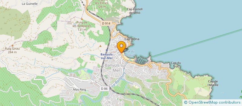 localisation de l'entreprise SCI ETOILE  BANYULS-SUR-MER