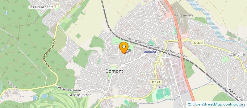 localisation de l'entreprise SCI ETOILE  DOMONT